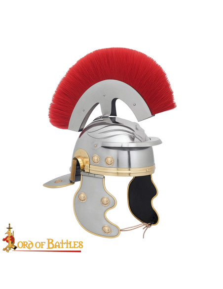 Romeinse Centurio Helm met Rode...