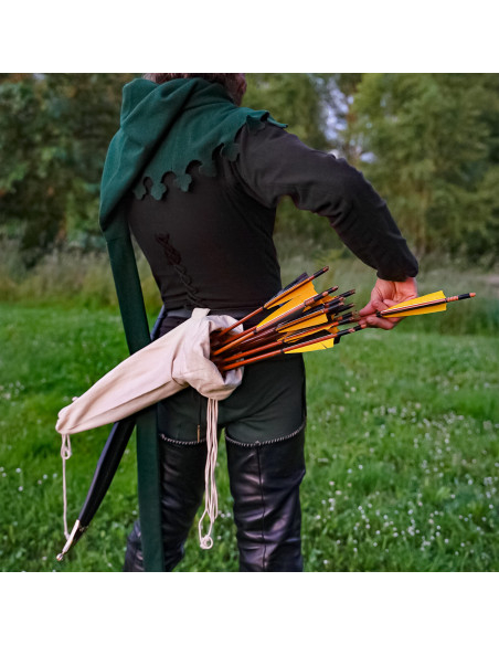 Håndlavet middelalderlige læderpung...