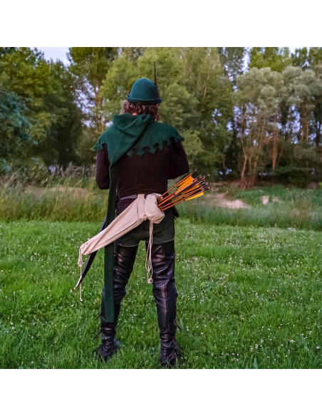 Håndlavet middelalderlige læderpung...