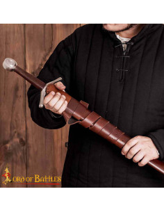 Espada medieval Oakeshott Siglo XVI hoja templada, con vaina 2