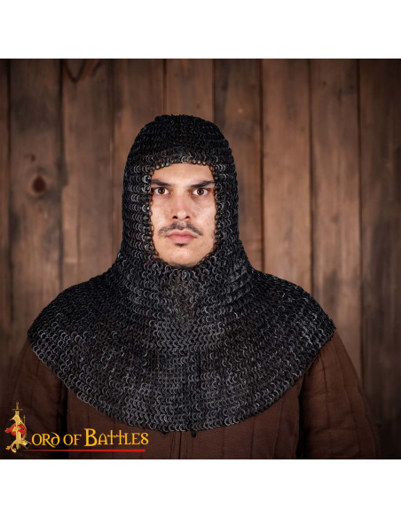 Beul cota de malla zwart staal,...