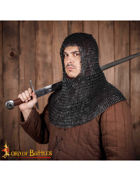 Henker Kettenhemd aus schwarz...