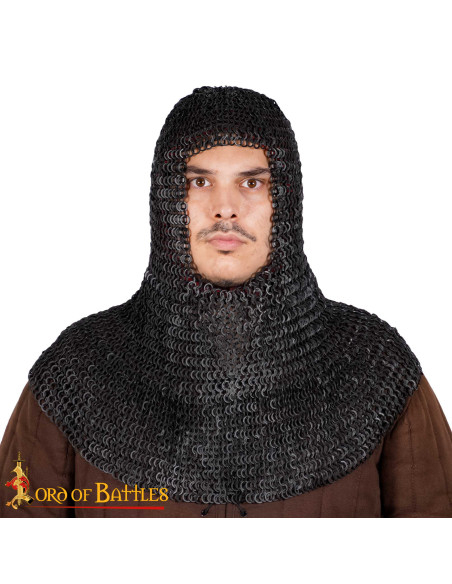 Henker Kettenhemd aus schwarz...