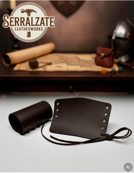 Middeleeuwse leren armbanden in...