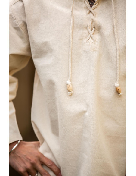 Camisa medieval cordones modelo...