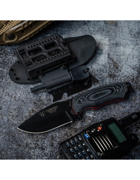 Cuchillo Cudeman mango negro MoVa