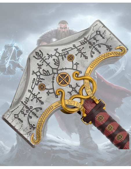 Martillo de Thor GoW Réplica fibra...