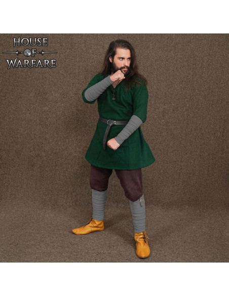 Winingas medievales en algodón gris,...