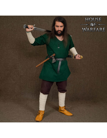 Medieval Winingas i naturlig hvid...