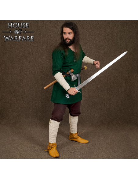 Medieval Winingas i naturlig hvid...