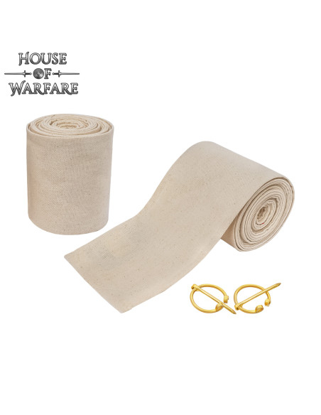 Medieval Winingas i naturlig hvid...