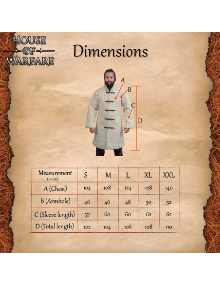 Medieval quilted gambeson med...