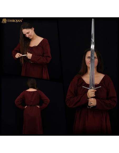 Vestido medieval largo modelo Maiden,...