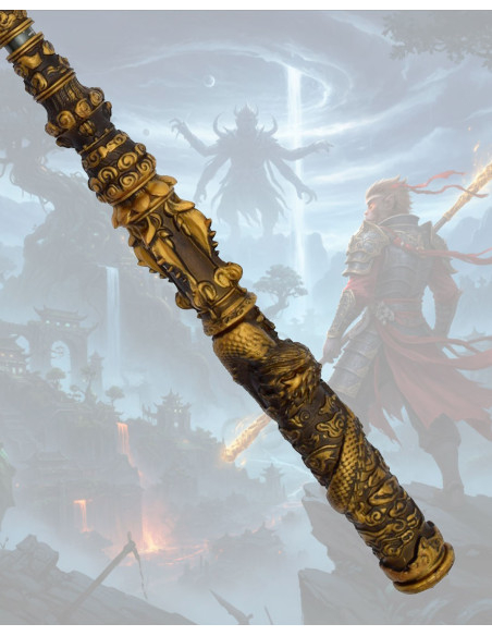 Dekorativ stav fra Sun Wukong, Black...