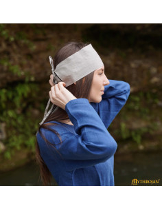 Middeleeuwse bandana uit de 12e-15e eeuw in linnen,... 2