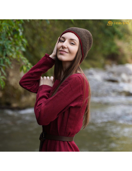 Gorro medieval nórdico en lana modelo...