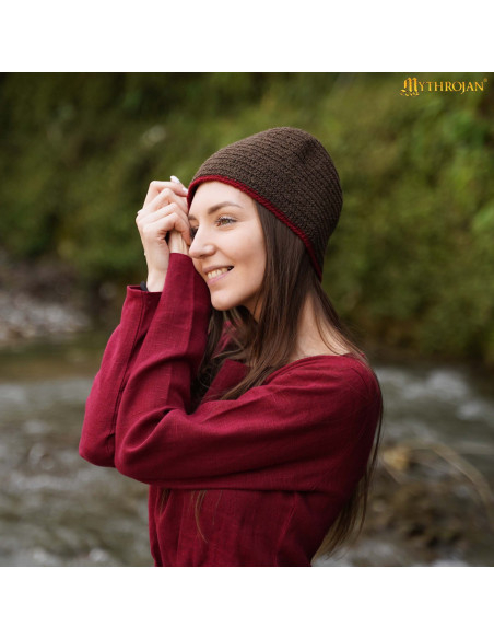 Gorro medieval nórdico en lana modelo...