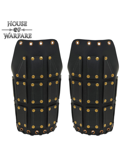 Middelalderlige skulderpuder i sort...