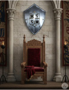 Mittelalterlicher Schild von Castilla y León 2