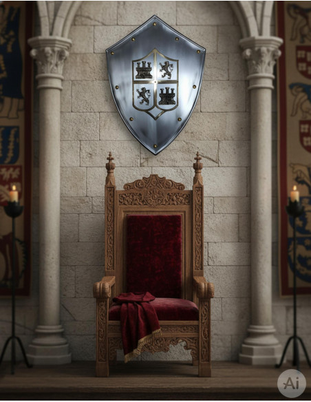 Escudo medieval Castilla y León