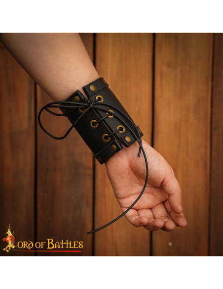 Rulle af ægte læder snor, 25 meter