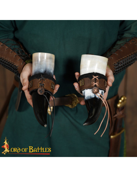 Rulle af ægte læder snor, 25 meter