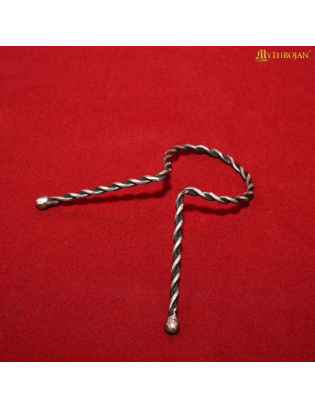 Vikinge-keltisk hornholder i stål med...