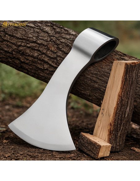 Vikingische Axtkopf aus Stahl Modell...