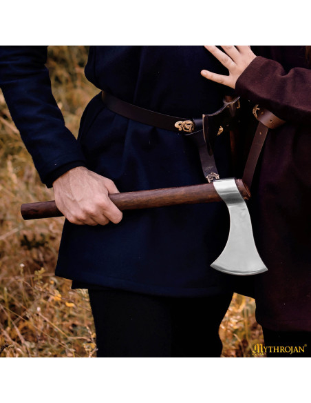 Vikingische Axtkopf aus Stahl Modell...