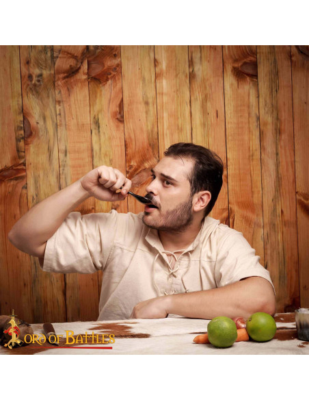 Set 4 cucharas medievales en asta de...