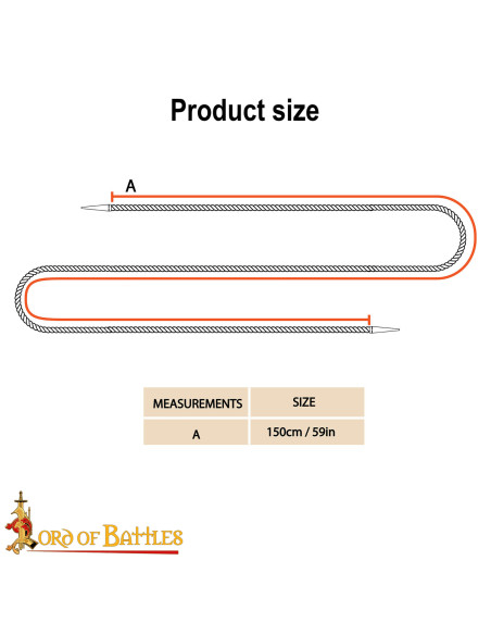 Set 5 cordones en algodón negro con...