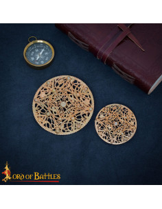 Viking broche in brons, nordische filigraan 2