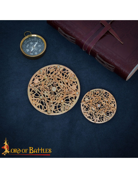 Vikingische Brosche aus Bronze,...