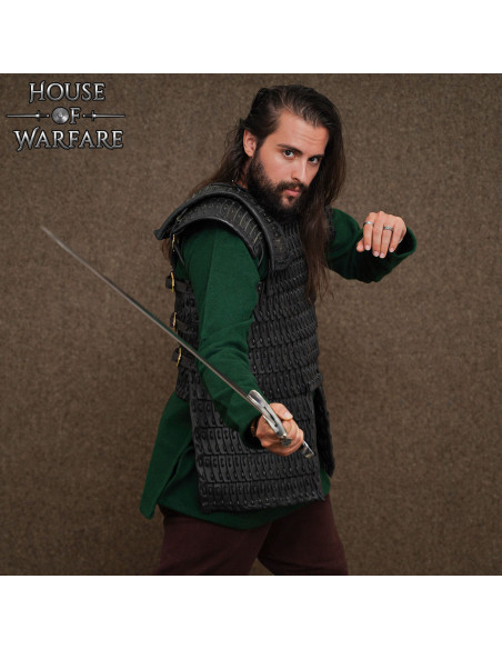 Armadura Vikinga lamelar en cuero...