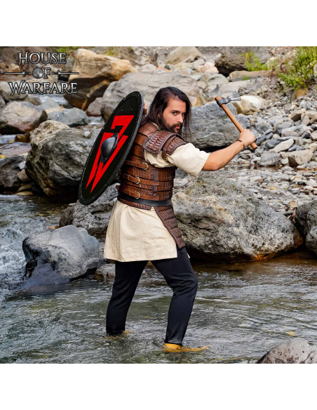 Viking Lamellar Harnass in Bruin...