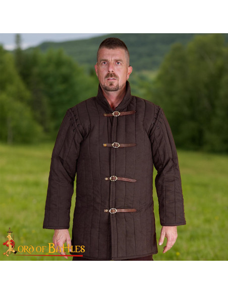 Brauner mittelalterlicher Gambeson...