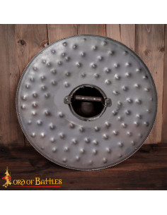 Rustiek Barbaar Ronde Middeleeuwse Schild in Staal 2