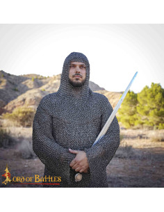 Henker Kettenhemd aus weichem Stahl mit genietetem Ring...