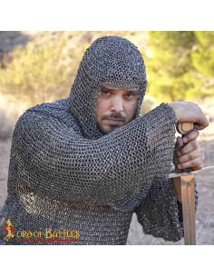 Henker Kettenhemd aus weichem Stahl mit genietetem Ring... 2