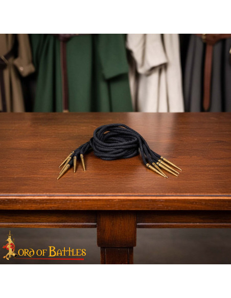 Set 5 cordeles medievales algodón,...