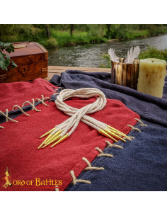 Set 5 mittelalterliche Schnüre aus natürlicher Baumwolle,... 2