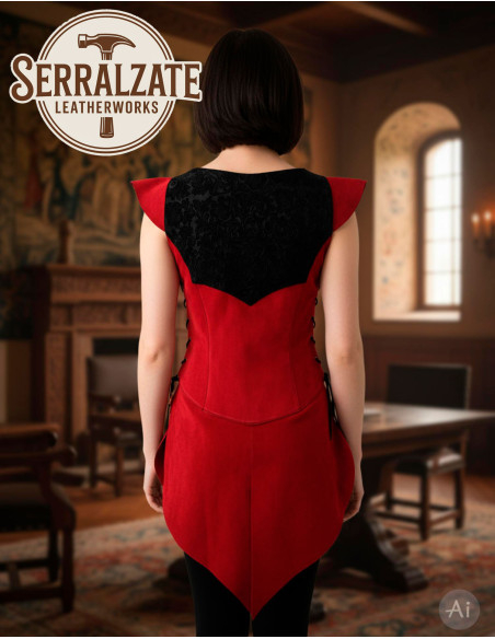 Vestido guerrera medieval Ingrid en...