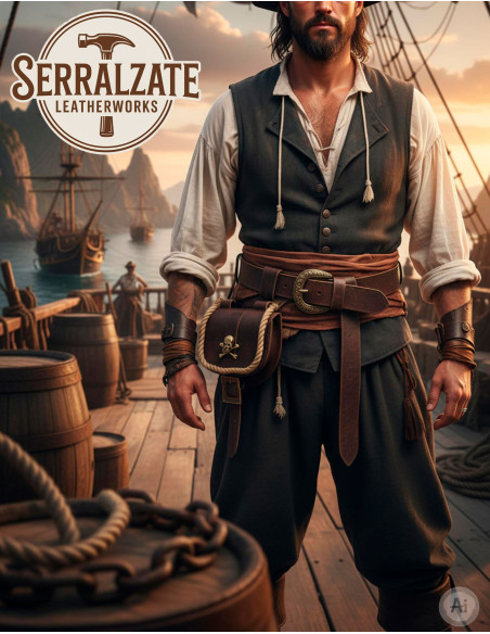 Piraten-Handytasche mit Totenkopf für...