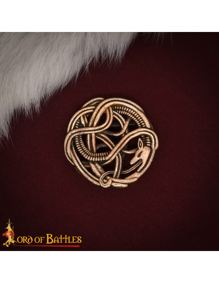 Vikinge Schlangen Schnalle für Gürtel...