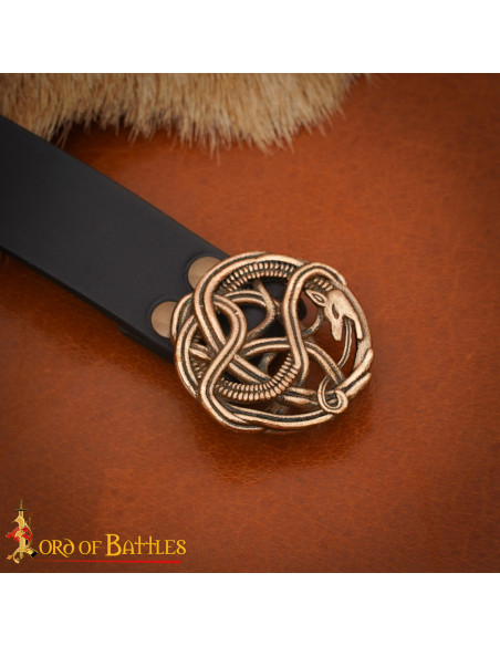 Vikinge Schlangen Schnalle für Gürtel...