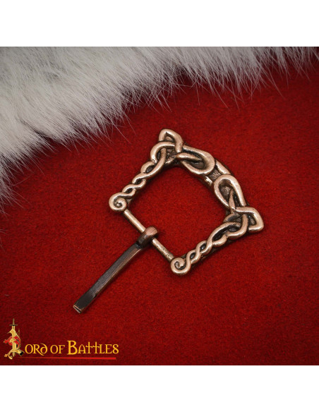 Klassisk spænde i patineret bronze...