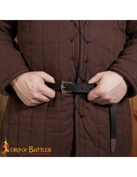 Klassieke gesp in verouderd brons met...