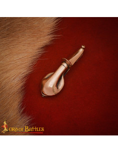 Römische Fibel des 4. Jahrhunderts aus patiniertem Bronze 2