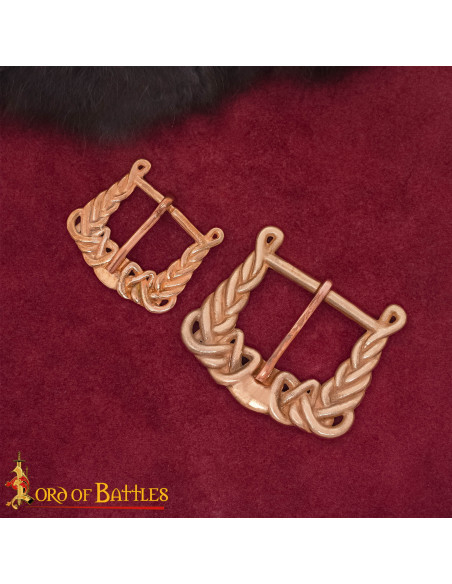 Hebilla vikinga Siglos IX-X diseño...