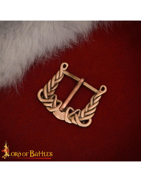 Hebilla vikinga Siglos IX-X diseño...